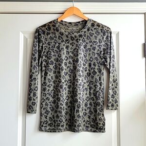 Lucky Brand Leopard Print Top